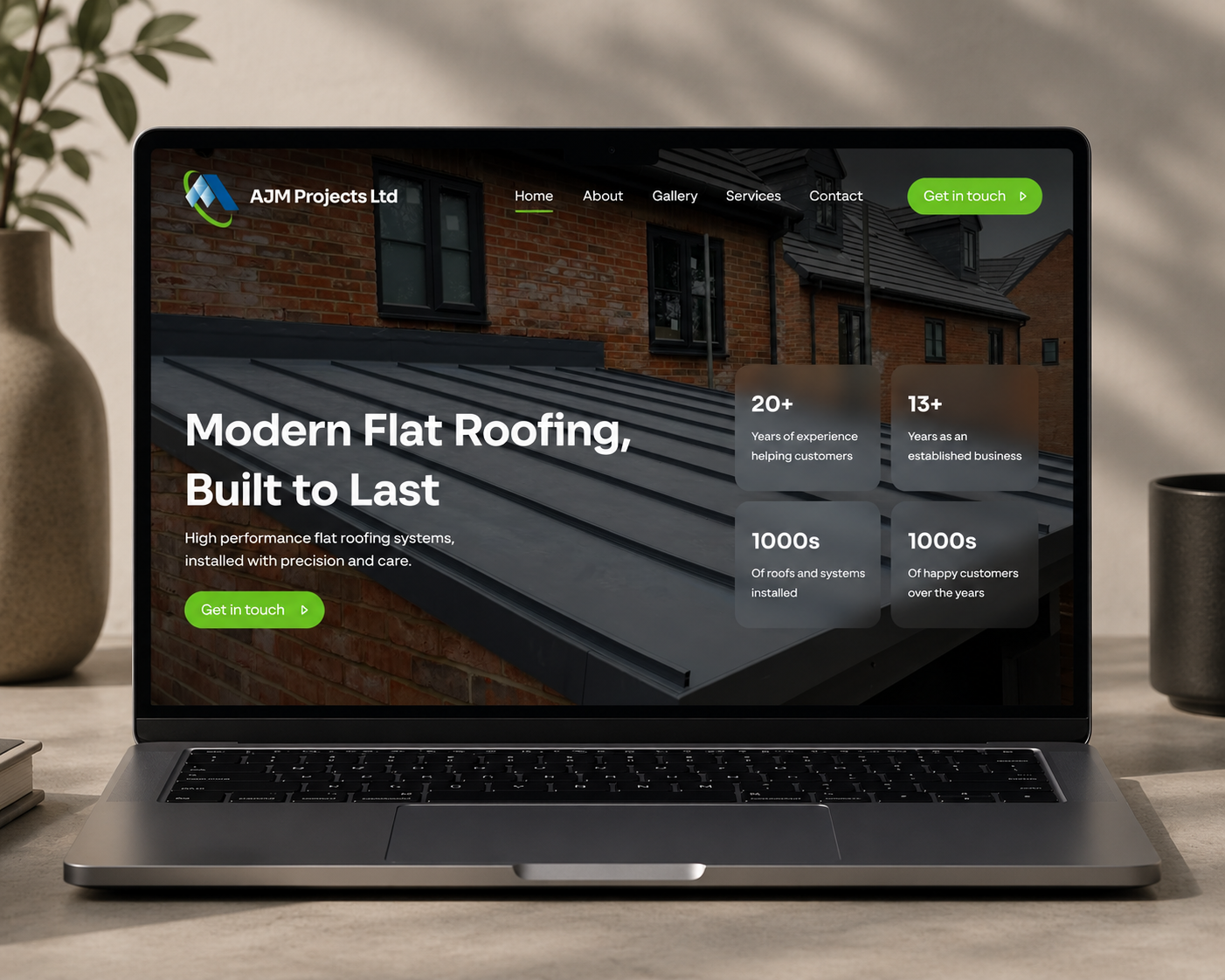 AJM Projects Ltd Website